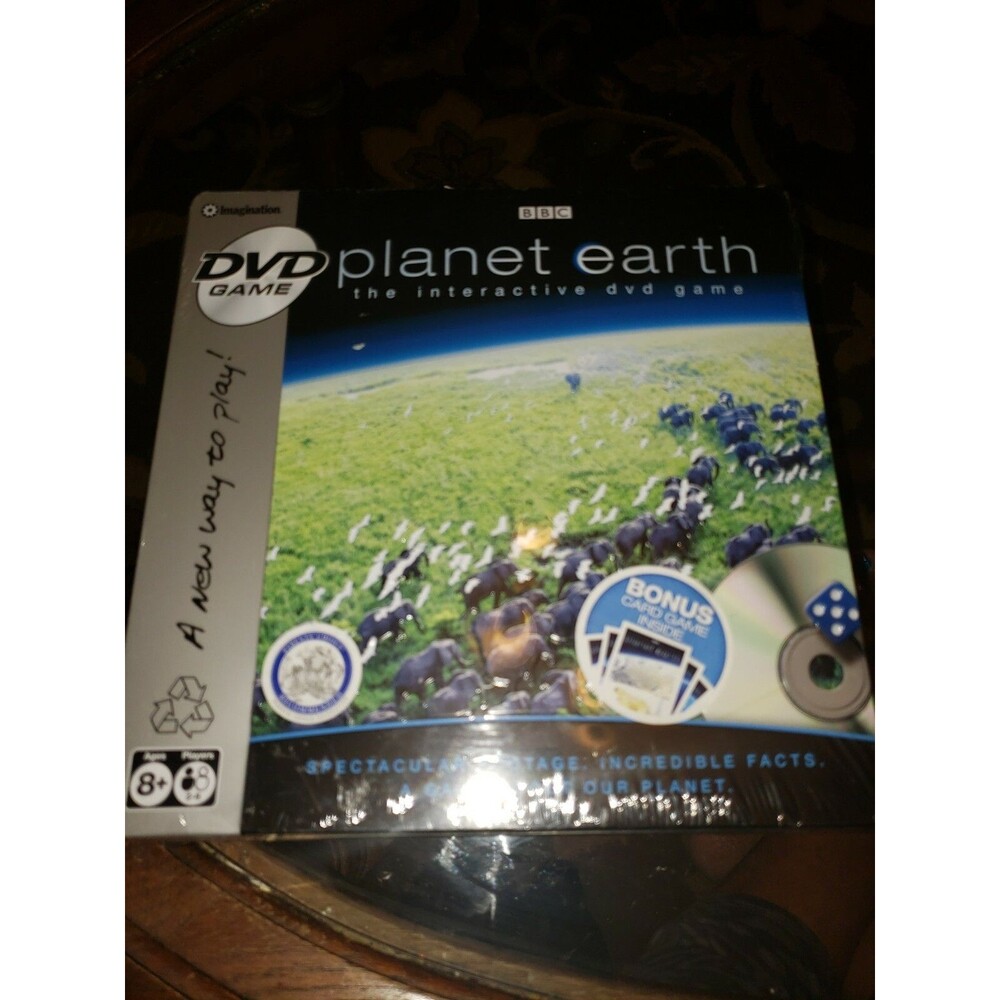 Planet Earth The Interactive DVD Game Tin w/Bonus Card Game (NEW & SEALED)